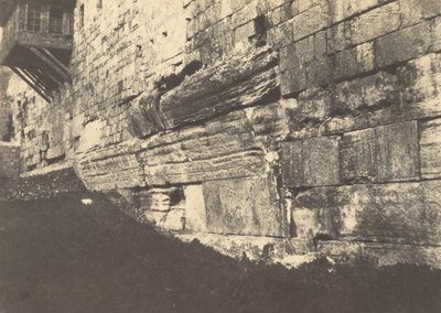 Jerusalem. Tempelbezirk. Bogen der salomonischen Brücke, die Moria mit Zion verband von Auguste Salzmann